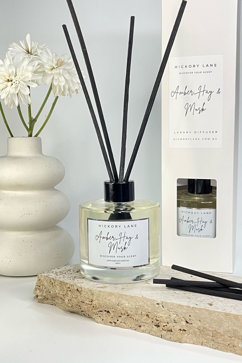 Amber, Hay & Musk - Diffuser